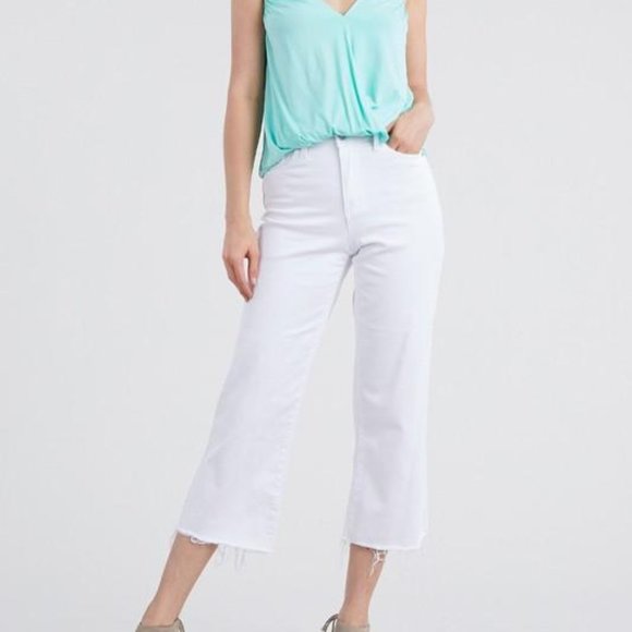 Judy Blue Denim - Judy Blue white cropped jeans